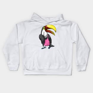 Toucan Hairdresser Scissors Kids Hoodie